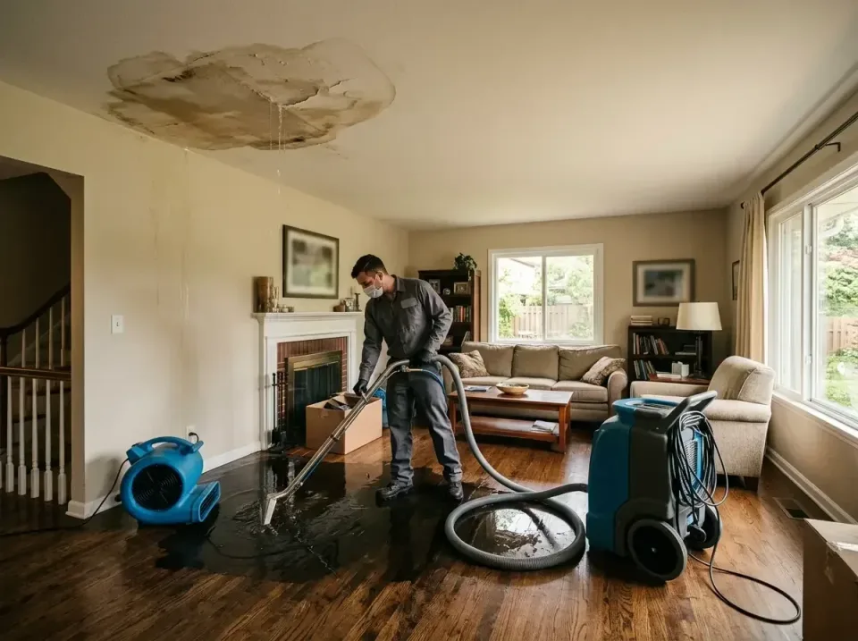 attic-pipe-burst-ceiling-drip-008 — frequently asked questions, Water Damage Restoration & Carpet Care in Henry, IL
